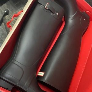 Hunter brand rubber footwear